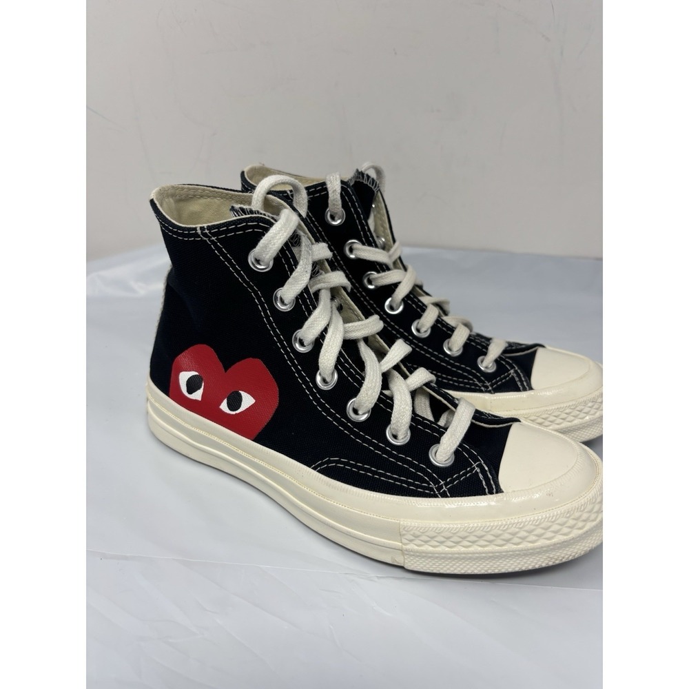 Converse x Comme des Garçons Play x Chuck 70 High Black Size 3 Kids